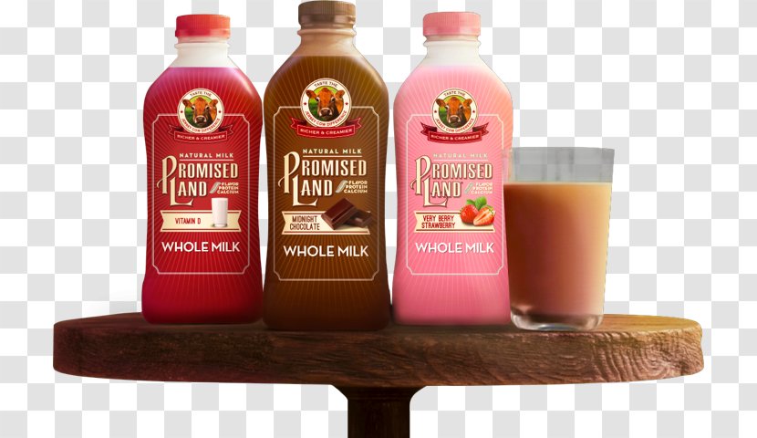 Chocolate Milk Flavored - Strawberry Bottle Transparent PNG