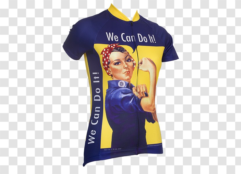 T-shirt Cycling Jersey Sleeve Rosie The Riveter Clothing Transparent PNG