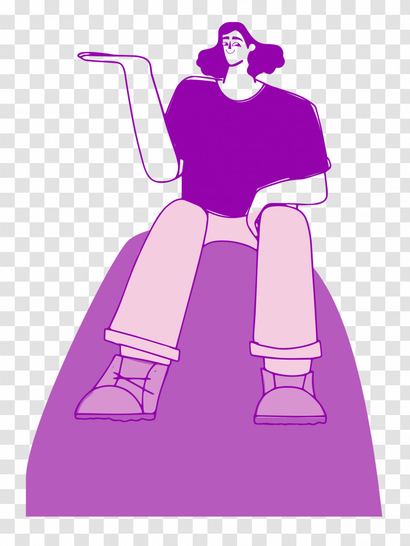 Sitting On Rock Transparent PNG