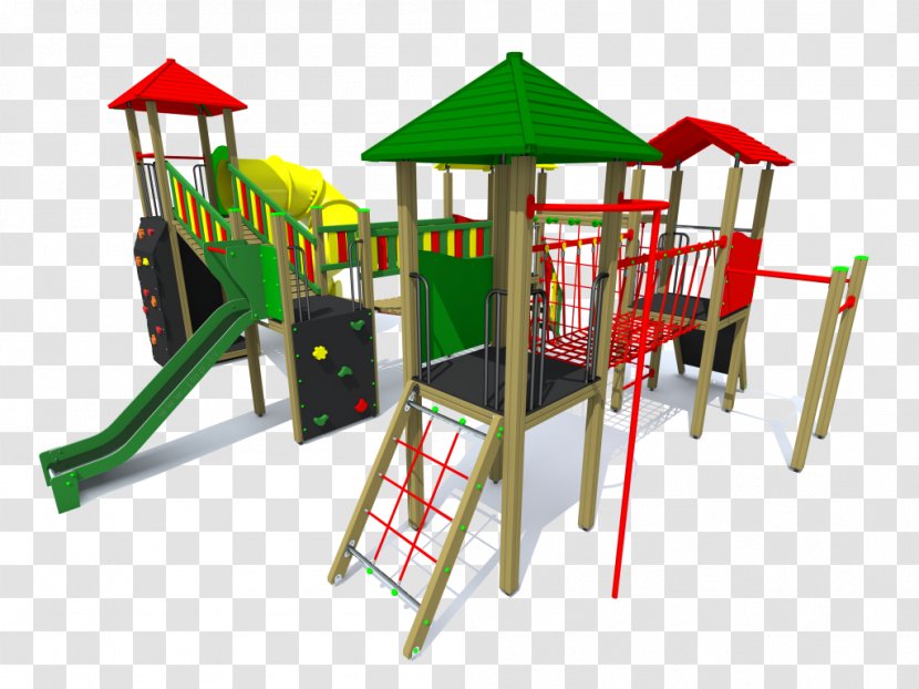 Playground Slide Swing Tower Suspension Bridge - Chute - Outdoor Play Equipment Transparent PNG