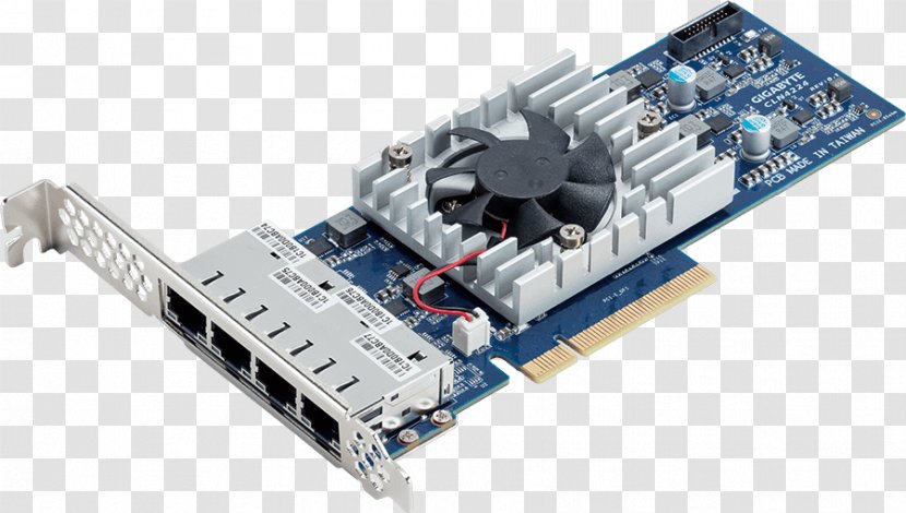 Network Cards & Adapters PCI Express 10 Gigabit Ethernet 8P8C Local Area - Motherboard - Interface Transparent PNG
