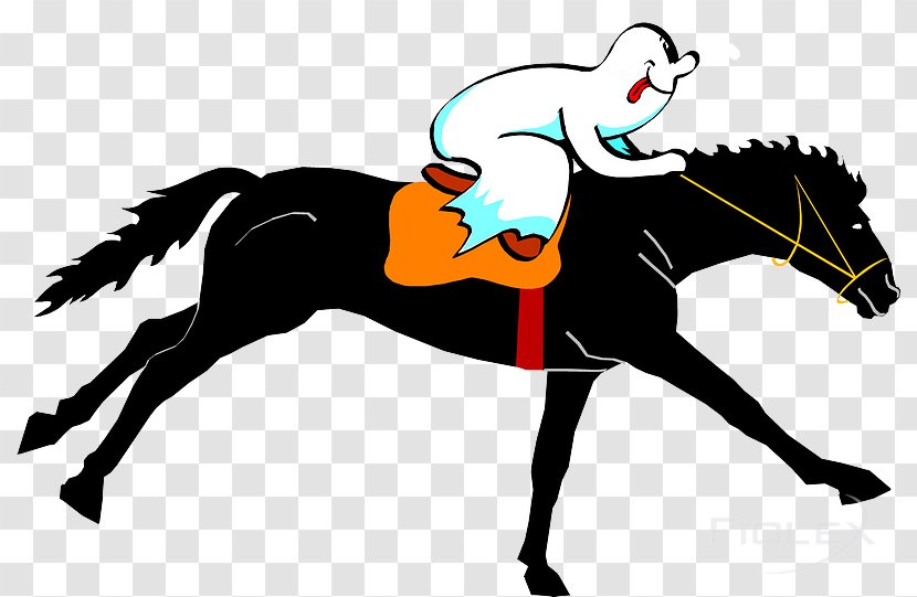Mustang English Riding Stallion Rein Pony - Character Transparent PNG