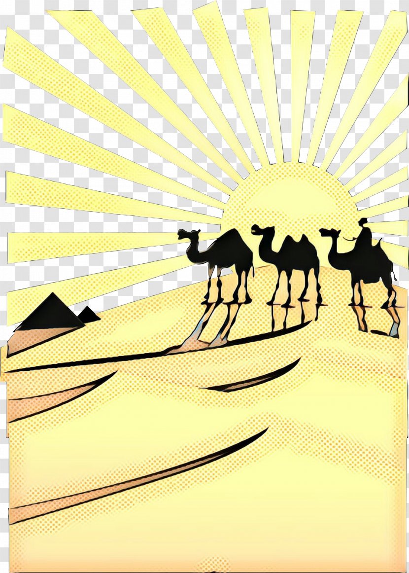 Vintage Background - Retro - Landscape Arabian Camel Transparent PNG