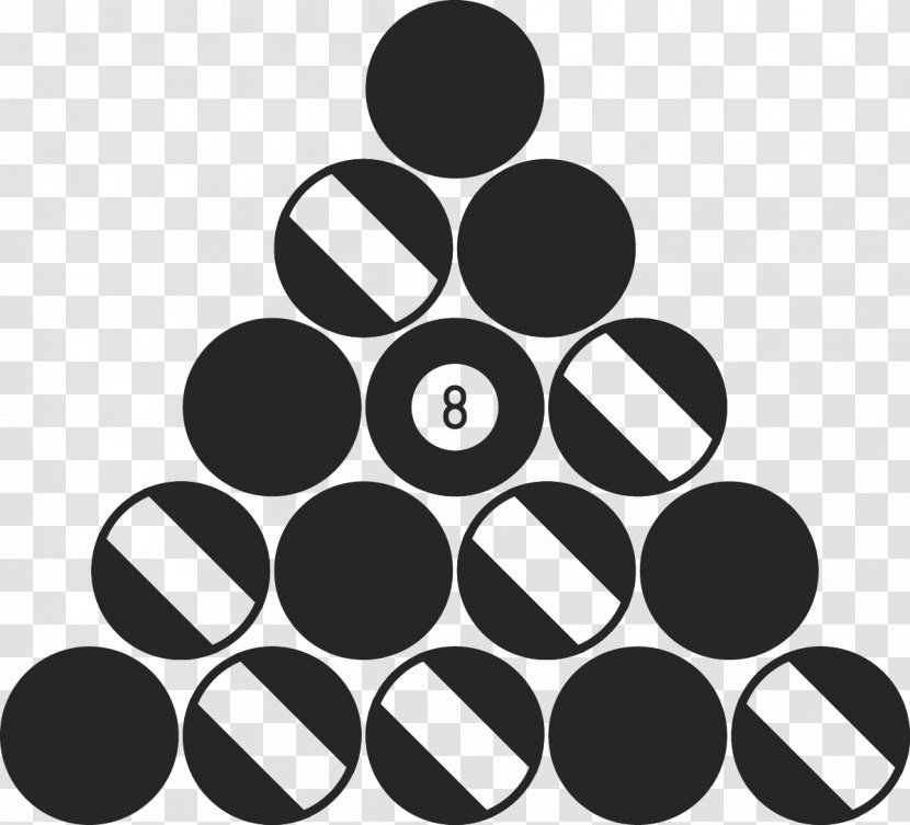 Eight-ball Billiard Ball Racks Billiards Cue Stick Balls - Symbol - Sniff Insignia Transparent PNG