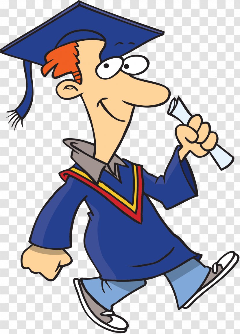 Graduation Ceremony Cartoon Clip Art - Drawing - Line Transparent PNG