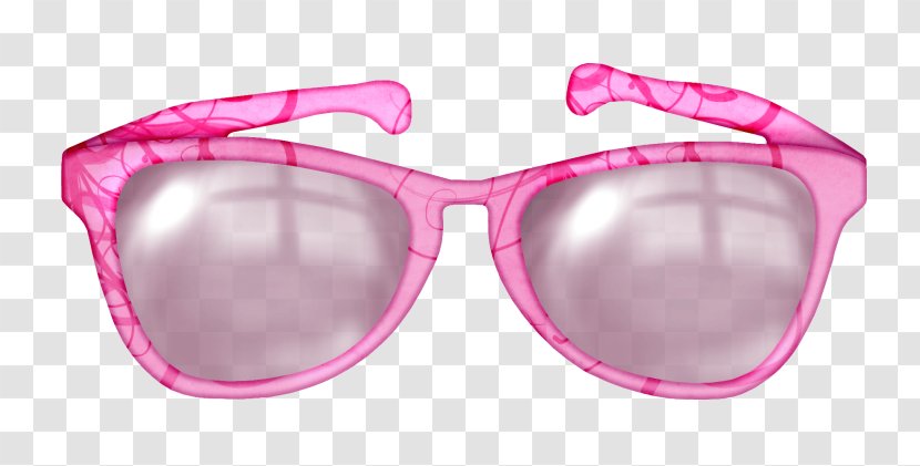 Glasses Mirror - Purple - Pink Transparent PNG