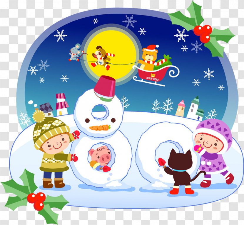 Child Snowman Christmas - Tree Transparent PNG