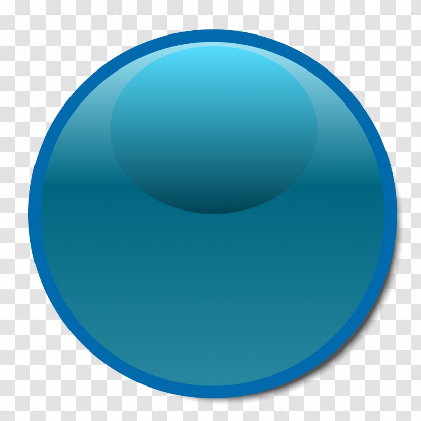 Sphere Turquoise Circle - Orb Transparent PNG