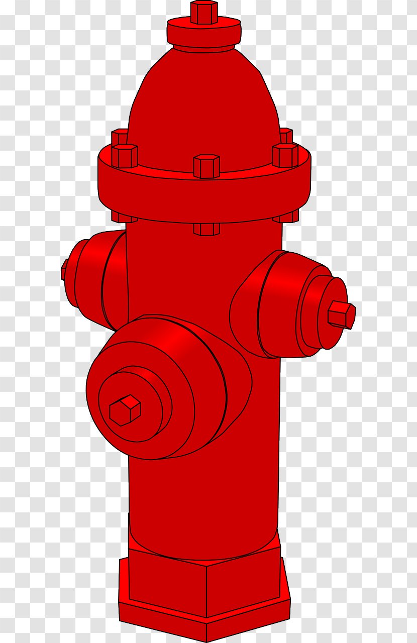 Clip Art Fire Hydrant Openclipart Firefighter Flushing - Flower Transparent PNG