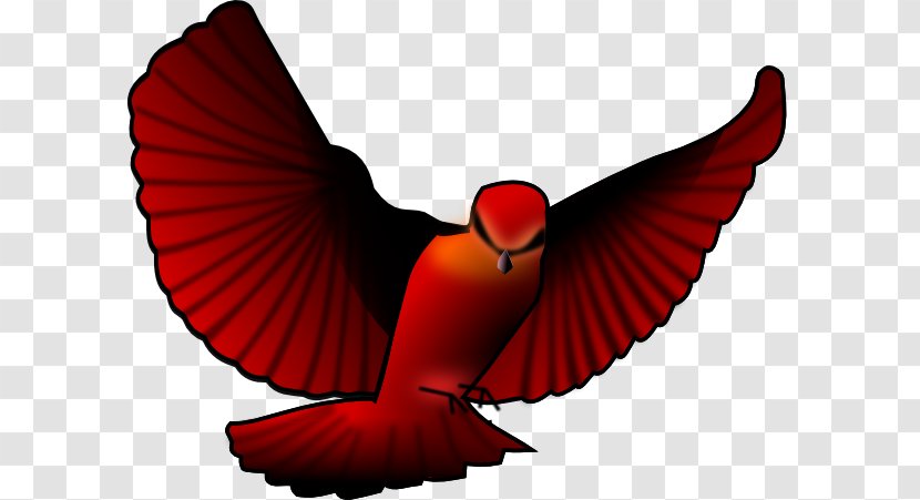 Clip Art Bird Openclipart Image - Wing - North P Transparent PNG