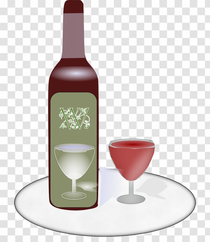 Wine Liqueur Bottle Alcoholic Drink Glass - Drinkware Transparent PNG