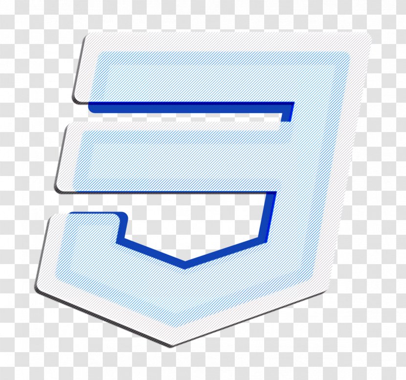 Css3 Icon - Symbol - Electric Blue Transparent PNG