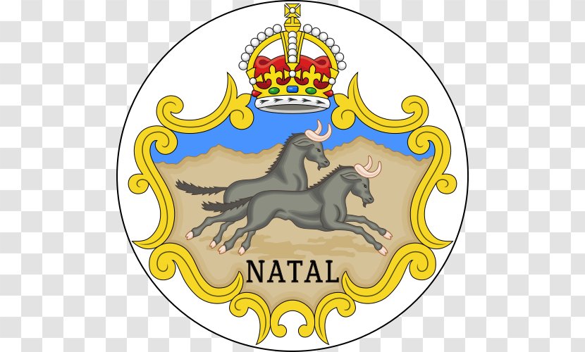 Colony Of Natal Coat Arms The Transvaal Natalia Republic - Christmas Ornament - South African Transparent PNG