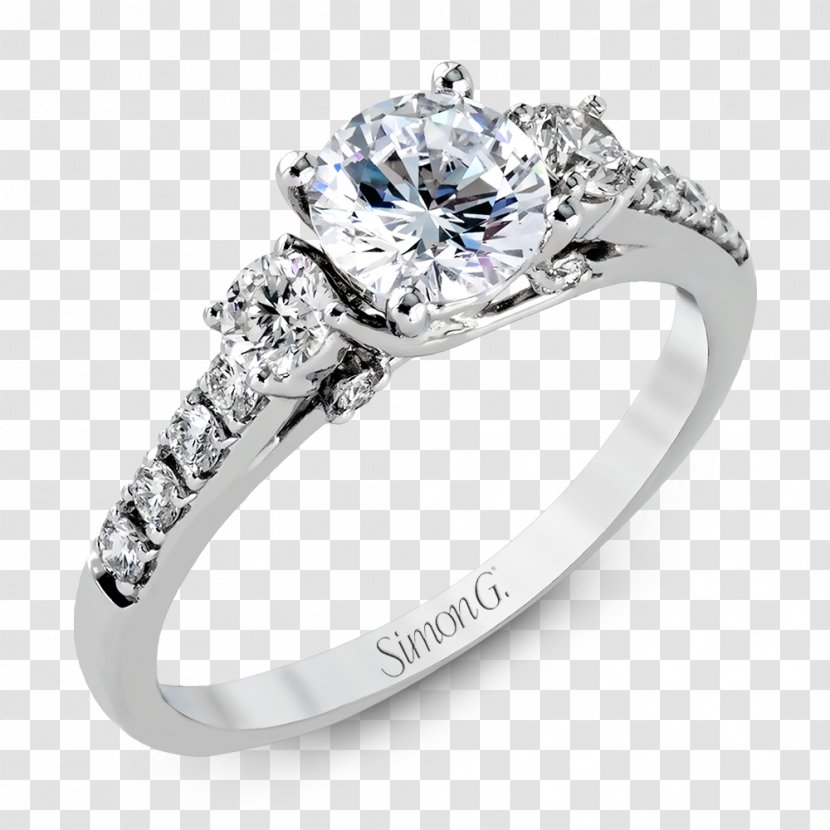 Earring Engagement Ring Pandora Jewellery Charm Bracelet - Platinum Transparent PNG