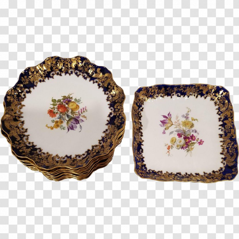 Plate Porcelain Royal Doulton Platter Crown Derby - Dishware Transparent PNG