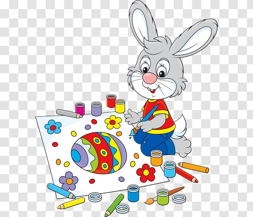Easter Bunny Clip Art Drawing Illustration Image Transparent PNG