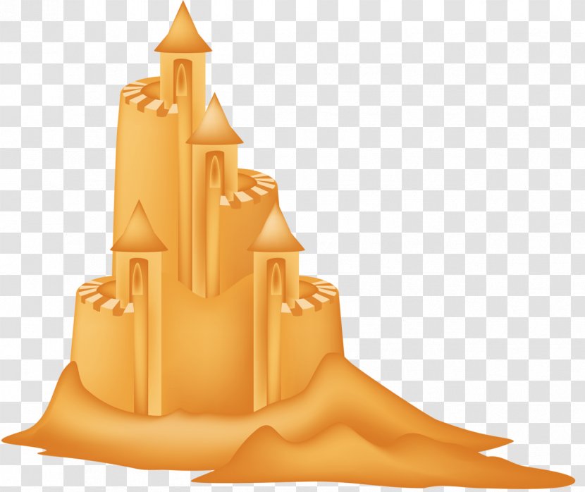 Castle Cartoon - Sand - Cone Steeple Transparent PNG