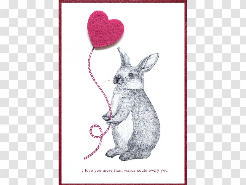 Domestic Rabbit Paper Hare Stationery - Whiskers Transparent PNG