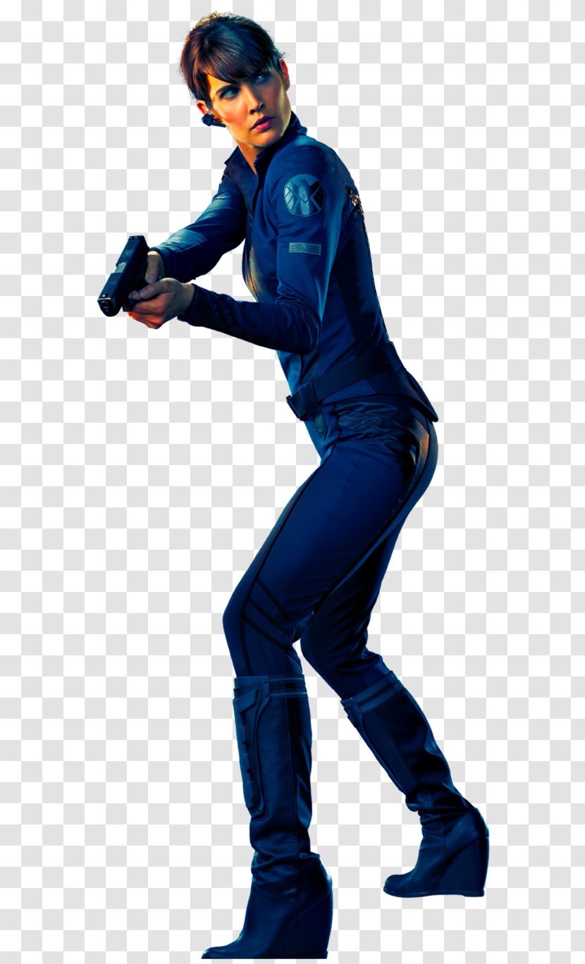 Magneto Black Widow Maria Hill The Avengers Cobie Smulders - Electric Blue Transparent PNG