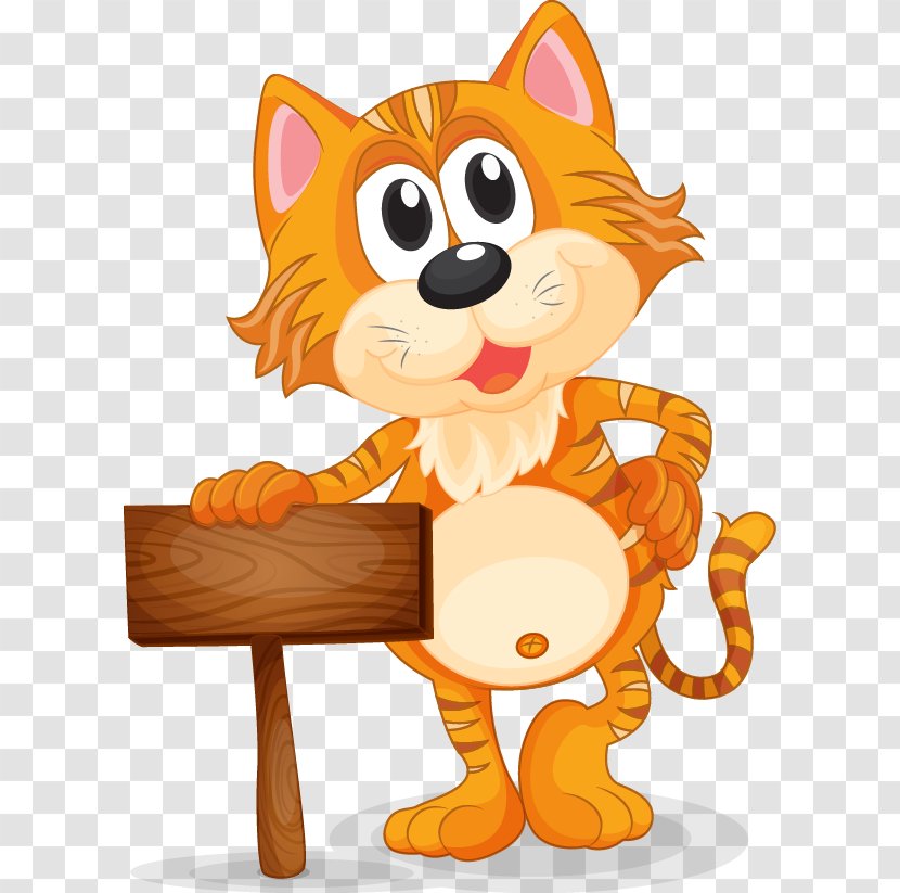 Royalty-free Wood Vecteur Illustration - Dog Like Mammal - Vector Cartoon Cat Take Mupai Transparent PNG