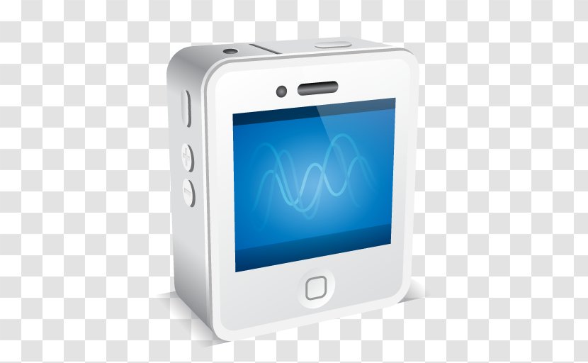 IPhone 4 Telephone Icon Design - Mp3 Player - Computer Transparent PNG