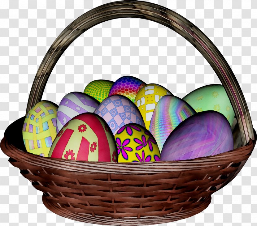 Easter Egg Bunny Basket - Holiday - Oval Transparent PNG
