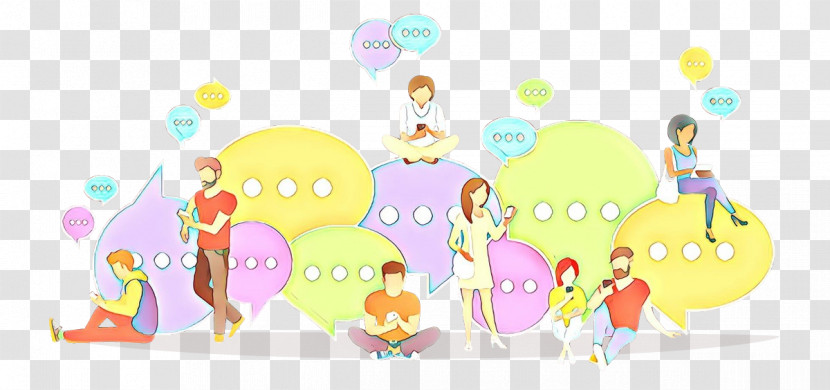 Cartoon Yellow Child Art Sharing Transparent PNG