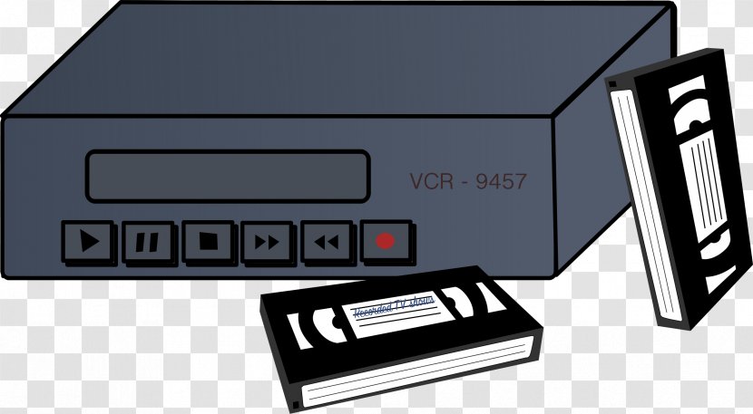VHS VCRs Clip Art - Electronics - Video Recorder Transparent PNG