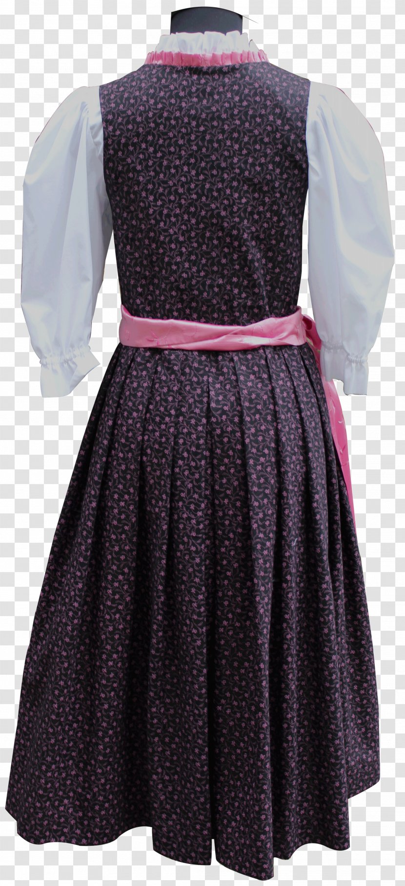 Polka Dot Dirndl Dress Skirt Apron Transparent PNG