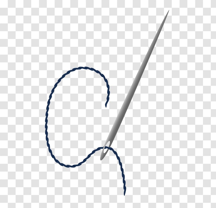 Hand-Sewing Needles Thread Clip Art - Free Content - Picture Of Needle Transparent PNG