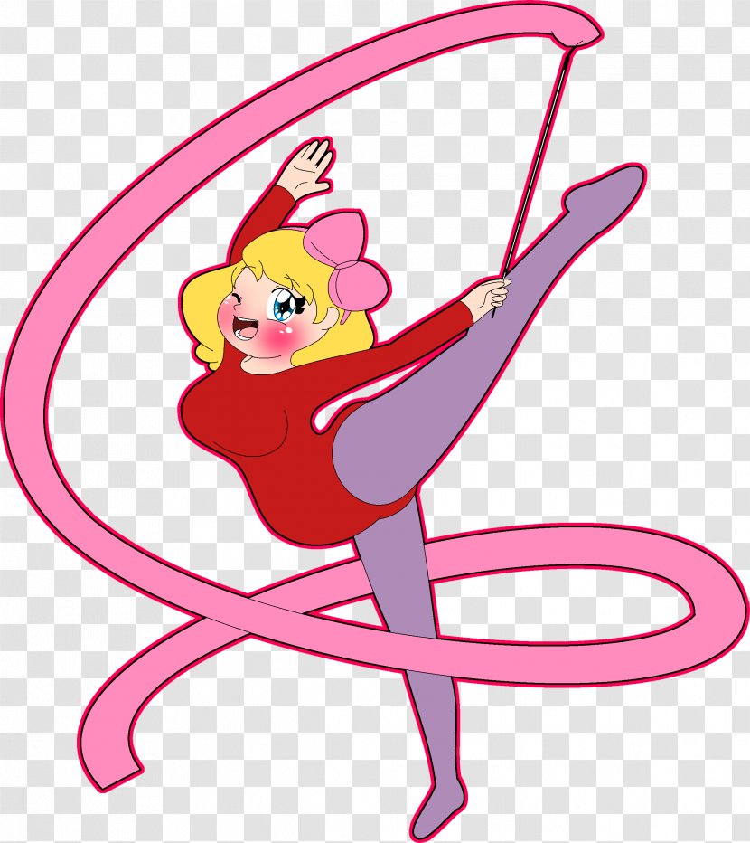 Art Pink M Character Shoe Clip - Dancing Lady Transparent PNG
