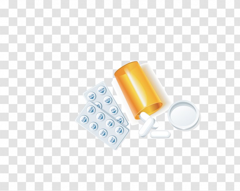 Medicine Pharmaceutical Drug Medical Device - Yellow - White Pills Transparent PNG