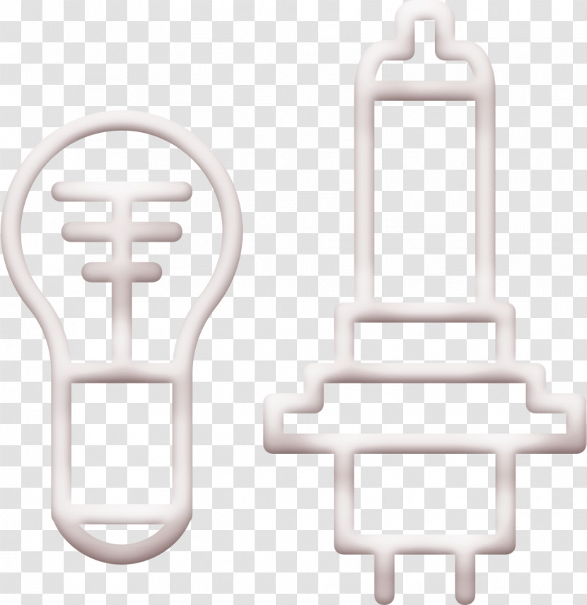 Car Lights Icon Lamp Icon Car Parts Icon Transparent PNG