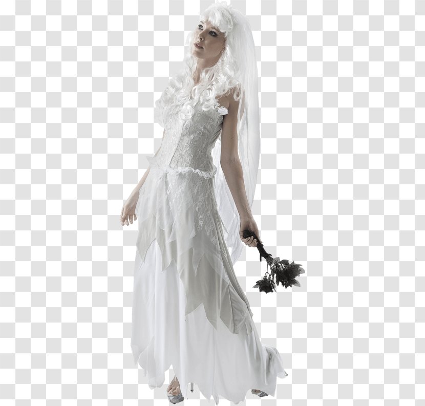 Bride Costume Party Wedding Dress - Flower Transparent PNG