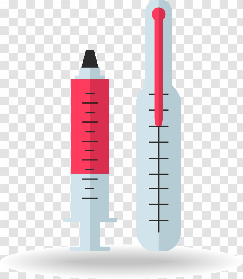 Cartoon - Injection - Needle Tube Transparent PNG