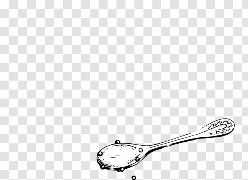 Spoon Silver Product Design Body Jewellery - Kitchen Utensil Transparent PNG