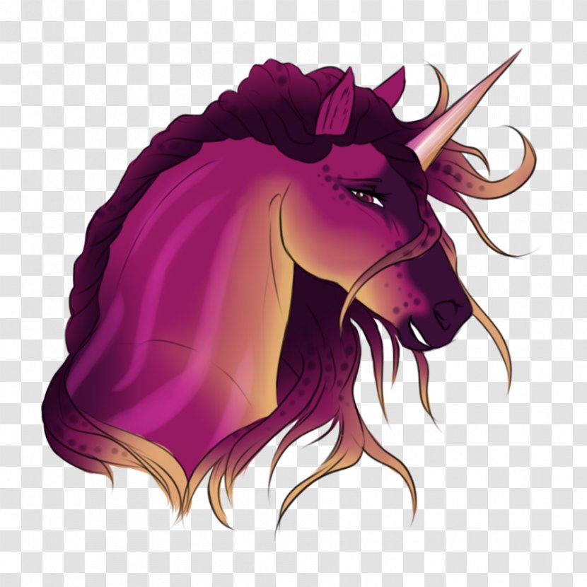 Graphics Unicorn Illustration Purple Demon Transparent PNG
