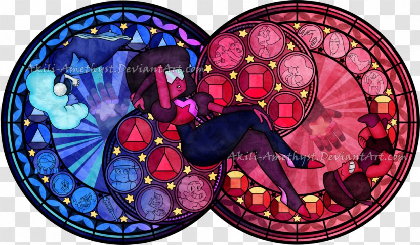 Window Garnet Stained Glass Steven Universe Transparent PNG
