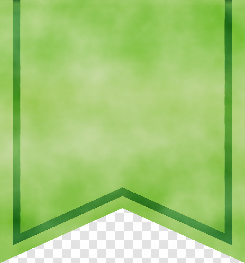 Green Line Rectangle Square Transparent PNG