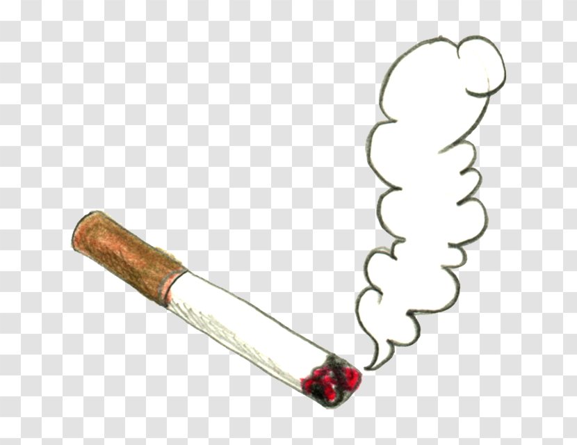 Cigarette Cartoon Smoking - Tree Transparent PNG