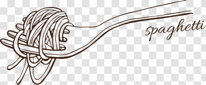 /m/02csf Clip Art Drawing Mammal Cartoon - Watercolor - Spaghetti On Fork Transparent PNG