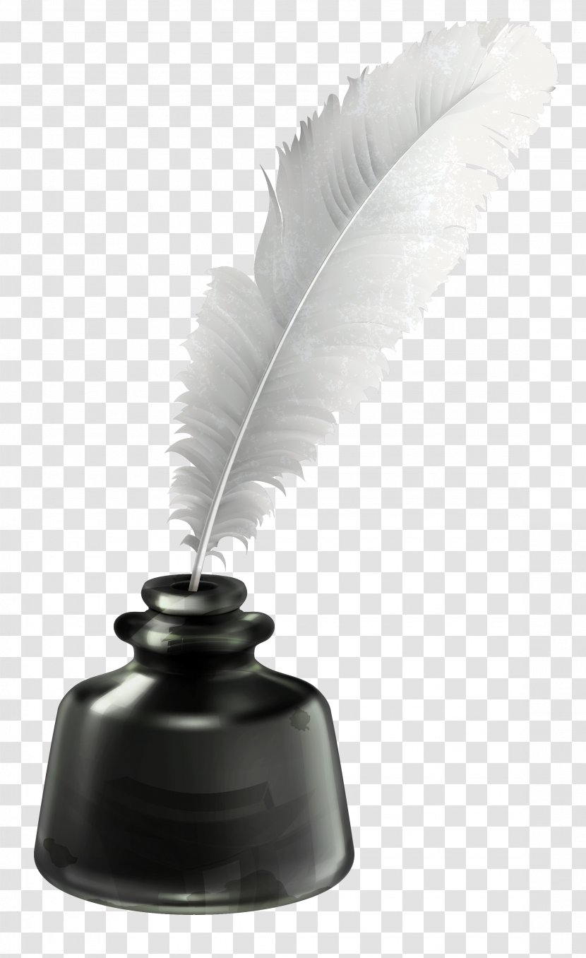 Paper Quill Inkwell Clip Art - Pen - Ink Transparent PNG