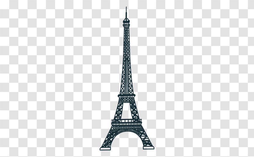 Eiffel Tower Drawing - Information Transparent PNG