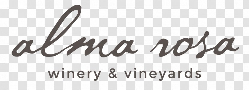 Alma Rosa Winery & Vineyards Pinot Noir Sta. Rita Hills AVA - Black And White - Wine Transparent PNG