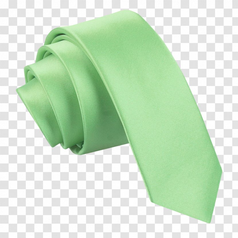 Necktie Green Satin Lime Silk - Polyester - Plain Transparent PNG