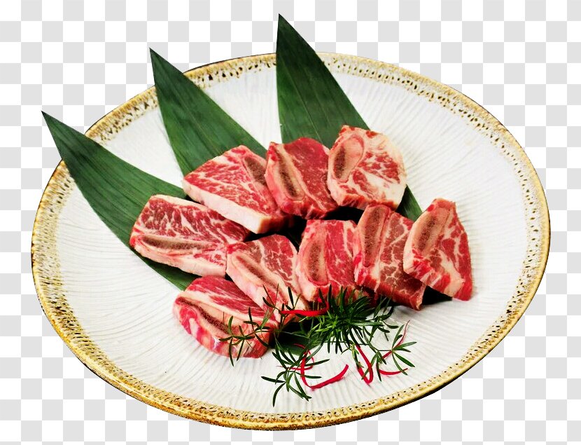 Spare Ribs Hot Pot Sashimi Beef - Rib Steak - Frozen Transparent PNG