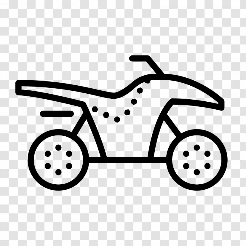 Clip Art - White - Quadbike Transparent PNG