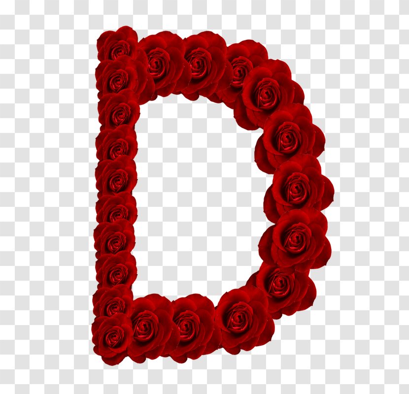 Letter Alphabet Rose K - Red Transparent PNG