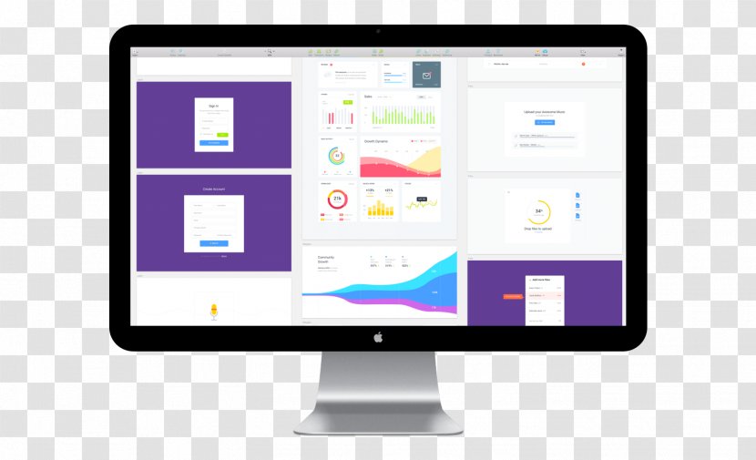 Web Development Computer Software Monitors Prototyping - Design Transparent PNG