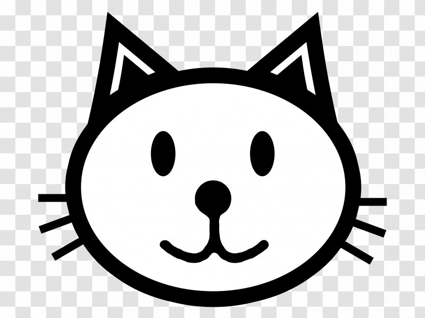 Whiskers Dog Cat Your Puppy Clip Art - Black And White Transparent PNG